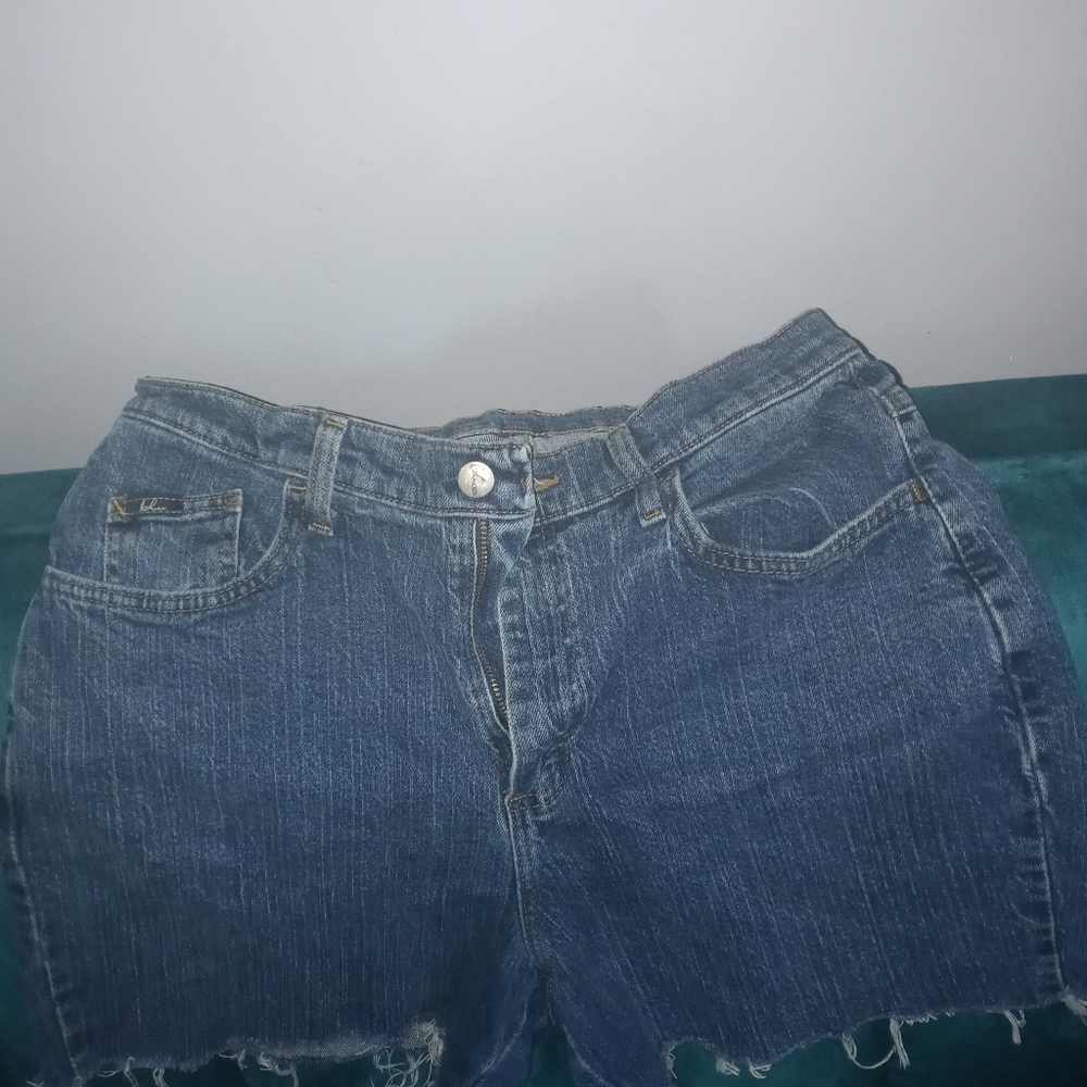 Highwasted Jean Shorts
